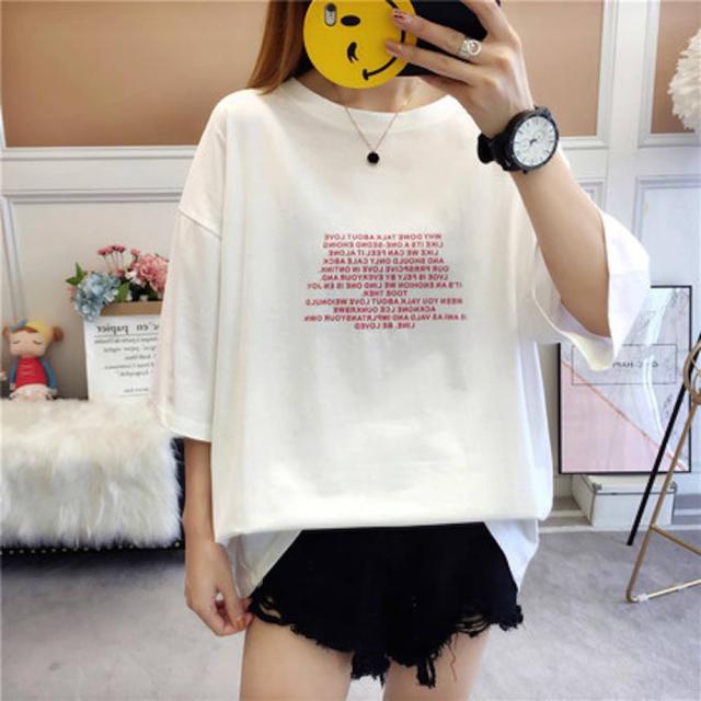 Tシャツ レディース コーデ ブラウス ブランド ロング 薄手 半袖