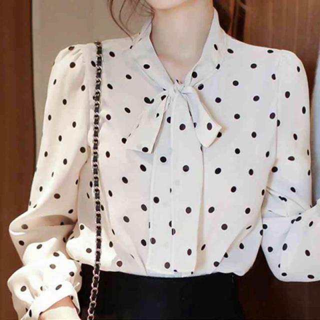 ブラウス レディース 厚手 ワンピース フォーマル 秋 冬 スーツ シフォン 安い ボウタイ 白 オフィス カットソー カジュアル レース きれいめ 黒 春 ブランド シャツ 高品質 おしゃれ フリル 長袖 Tシャツ ノーアイロン 50代 人気 事務服 ランキング ブランド tps-413の通販は