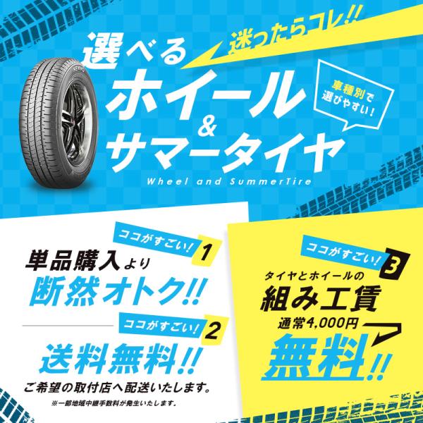 コンパクトカー アクア ノート マツダ2 選べるホイール ＆ タイヤ