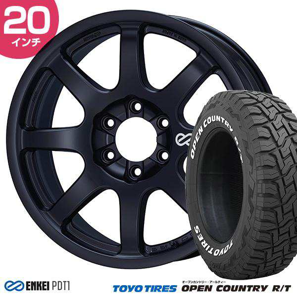 ランクル300 20インチ LT275/55R20 トーヨータイヤ オープンカントリーR/T サマータイヤホイール 4本セット エンケイ PDT1 20インチ 9.0J 52 6H139 384,200円