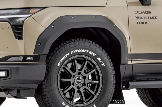 JAOS ジャオス フェンダーガーニッシュ type-X LEXUS GX550 OVERTRAIL 塗装品 マットブラック【B135262MB】| オーバーフェンダー レクサス エアロパーツ 外装パーツ_3