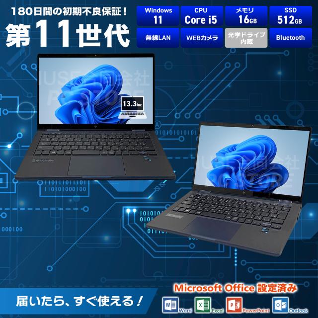 HP Elite Dragonfly G2 i5-1135G7 16GB 訳あり 中古パソコン SIMフリー
