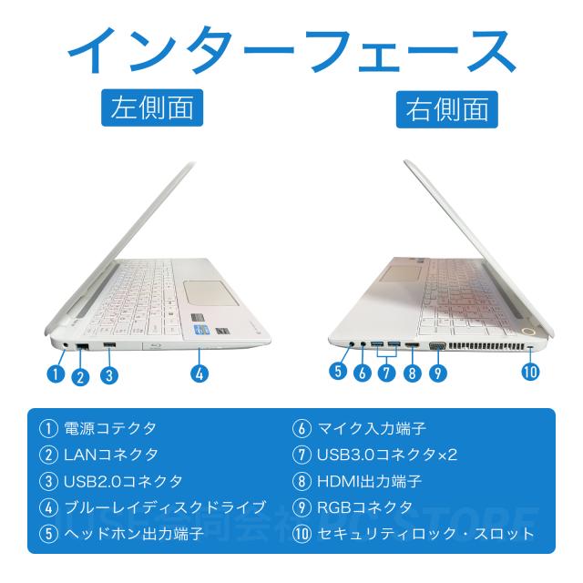 ノートパソコン 中古 Core i7 3630QM/メモリ16GB/SSD240GB/Windows10 
