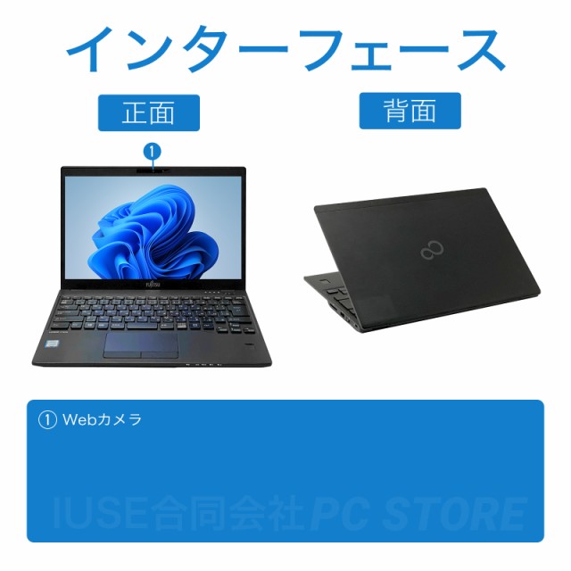 ノートパソコン 中古 Core i5 8365U/メモリ8GB/SSD256GB