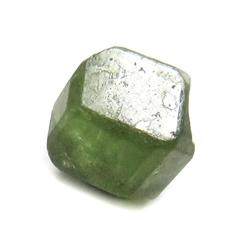 ガーネット グリーンガーネット 結晶 原石 デマントイドガーネット原石 非加熱 パワーストーン ルース 天然石 １月 誕生石 送料無料 trg220の通販は