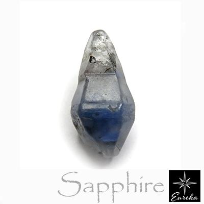 サファイア  結晶 原石 パワーストーン ルース 天然石 9月 誕生石 送料無料 trg258の通販は