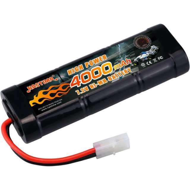 NASTIMA 7.2v ニッケル水素バッテリー 超大真の容量4000mAh ラジコン