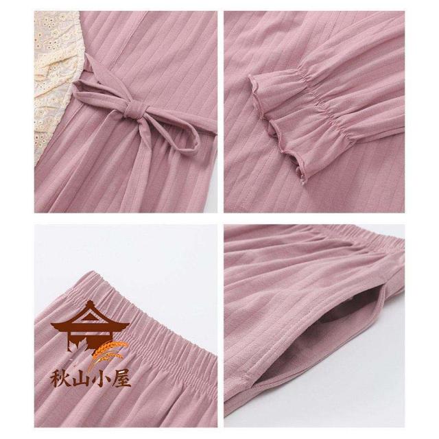 パジャマ レディース 秋冬 長袖 パジャマ ロングパンツ ルームウェア