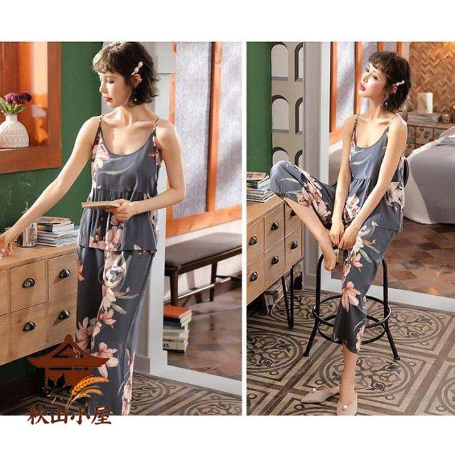 パジャマ レディース ルームウェア 春 新作 前開き 3点セットアップ 総