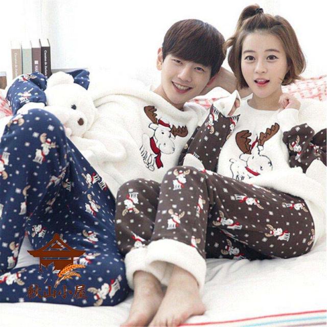 パジャマ ペア 冬 大きいサイズ レディース メンズ カップル もこもこ ルームウェア 上下セット 部屋着 あったか お揃い