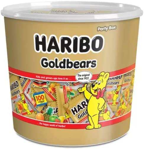 Haribo ハリボー ミニゴールドベアー ドラム 980g