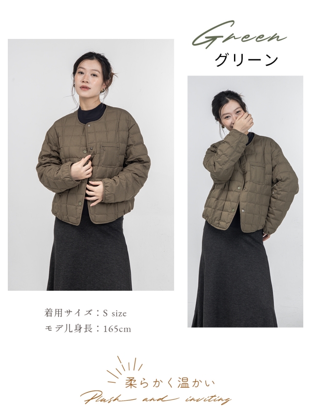 Tisage ダウンジャケット レディース ショート ダウン90% アウター 秋