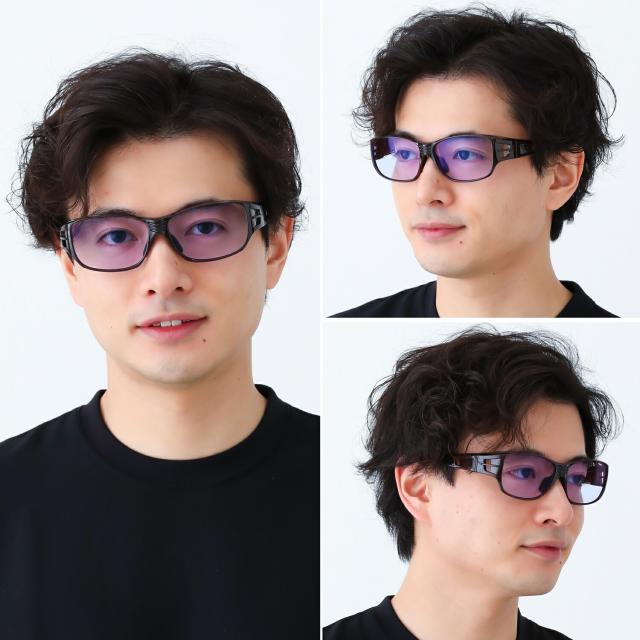 ネオコントラスト テクノロジー サングラス オーバーグラス 2本組