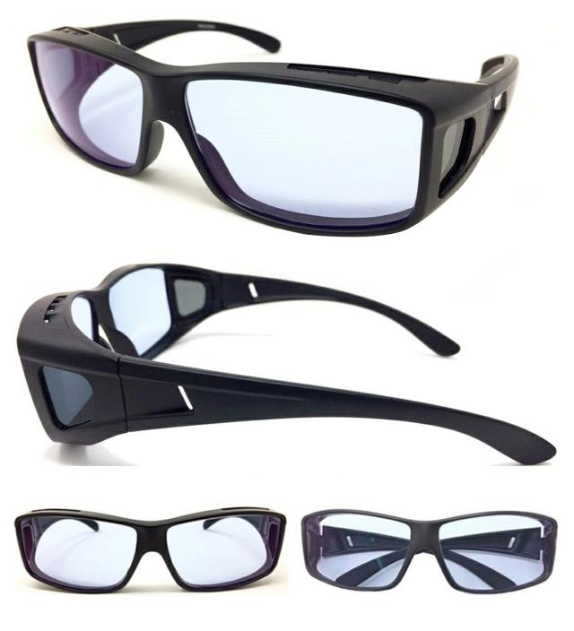 ネオコントラスト テクノロジー オーバーサングラス 2本組 【レビュー