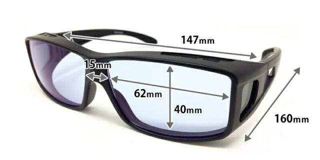 ネオコントラスト テクノロジー オーバーサングラス 2本組 【レビュー