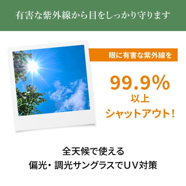 レビューでポイント10倍デー】ネオグラス 調光 偏光サングラス 調光