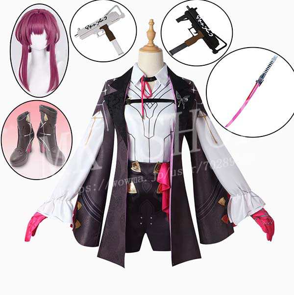 送料無料崩壊 スターレイル 風 カフカKafka コスプレ 衣装 ウィッグcos靴 道具  cosplay コスチューム パーティーグッズ ハロウィン仮装 変装の通販は