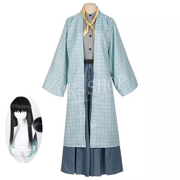 送料無料 鬼滅の刃 風 時透 無一郎 コスプレ 衣装 ウィッグ アニメ ゲーム ハロウィン cosplay 変装の通販は