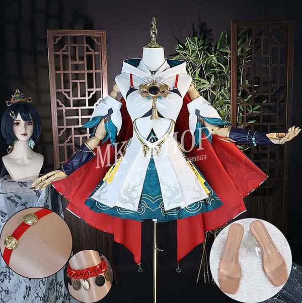 送料無料 崩壊：スターレイル 風 雲璃 Yunli コスプレ 新作衣装 ウィッグ cos靴 cosplay 演出服 コスチューム イベント アニメ ハロウィ