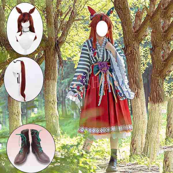 送料無料 ウマ娘 プリティーダービー ナイスネイチャ コスプレ 衣装 ウィッグ 靴 コスチューム 演出服 アニメ ゲーム ハロウィン cosplay 変装の通販は