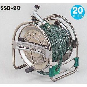 ハタヤリミテッド ステンノホースリール(普及タイプ) 20m SSD-20【代引不可】の通販は