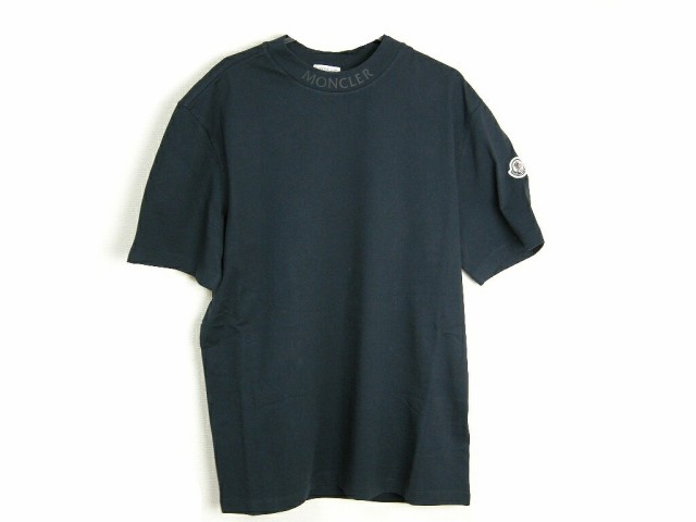 【MONCLER/モンクレール/SS TSHIRT/T-SHIRT/襟ロゴ  Tシャツ/TEE/メンズ/2022-2023AW/秋冬/778/ダークネイビー系/NAVY/サイズM/L/XL/XXL/X｜au PAY マーケット