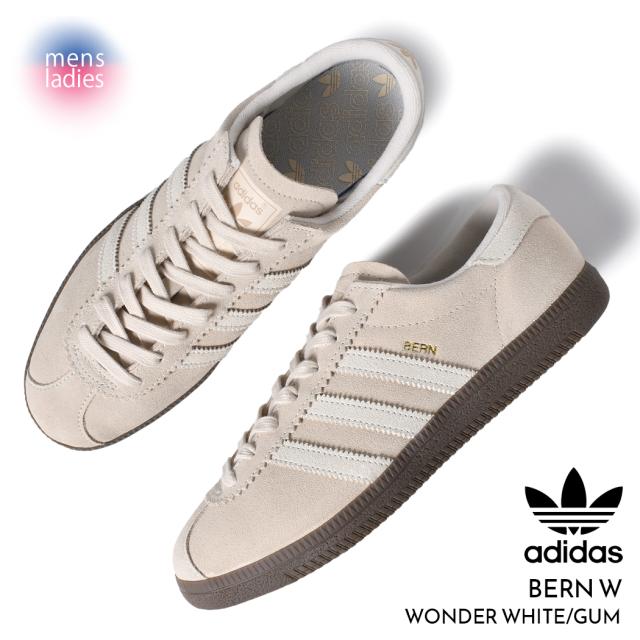 adidas アディダス ベルン スニーカー BERN W WONDER WHITE/GUM ( 白