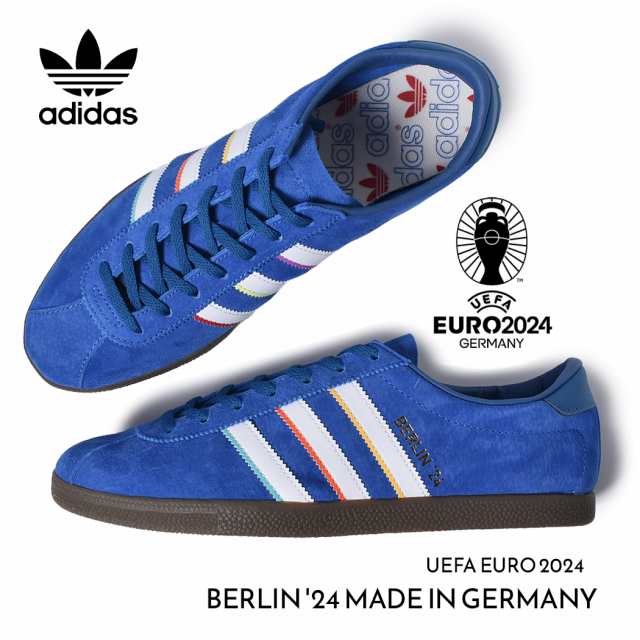 adidas BERLIN 24 MADE IN GERMANY UEFA EURO 2024 アディダス ベルリン スニーカー ( ブルー 青 ガムソール メンズ IG2108 )