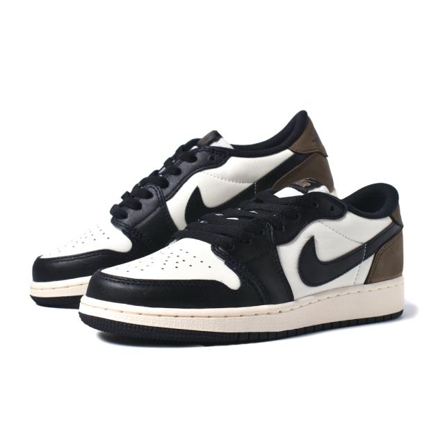 NIKE ナイキ エア ジョーダン ロー スニーカー AIR JORDAN 1 LOW OG GS “MOCHA” ( モカ 茶色 白 レディース ウィメンズ CZ0858-102 )