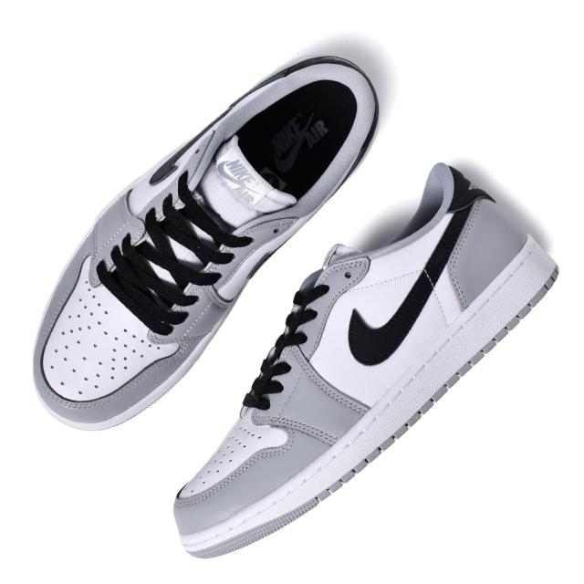 NIKE AIR JORDAN 1 LOW OG BARONS ナイキ エア ジョーダン ロー スニーカー ( バロンズ グレー GREY 黒 白 メンズ CZ0790-110 )