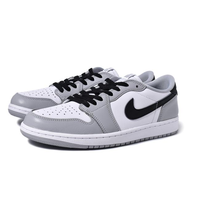 NIKE AIR JORDAN 1 LOW OG BARONS ナイキ エア ジョーダン ロー スニーカー ( バロンズ グレー GREY 黒 白 メンズ CZ0790-110 )