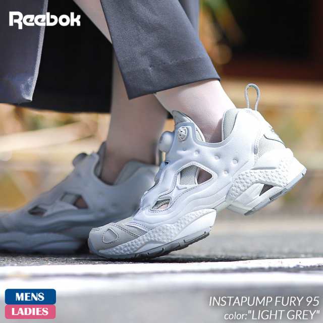 Reebok リーボック インスタ ポンプフューリー スニーカー INSATAPUMP FURY 95 LIGHT GREY ( グレー 国内正規品 メンズ レディース 100201136 )