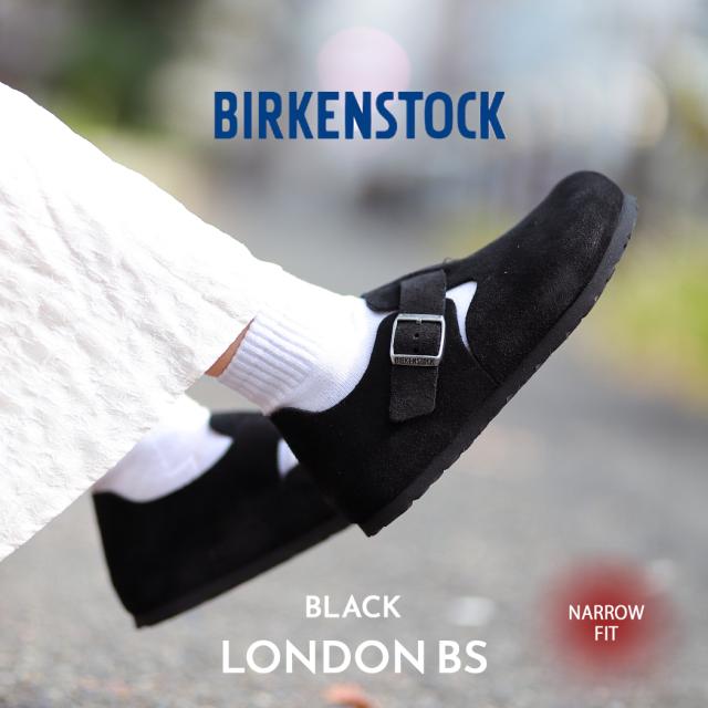 BIRKENSTOCK ビルケンシュトック ロンドン クロッグ シューズ LONDON BS ( NARROW FIT ) BLACK メンズ トープ 1028078の通販は 16,418円
