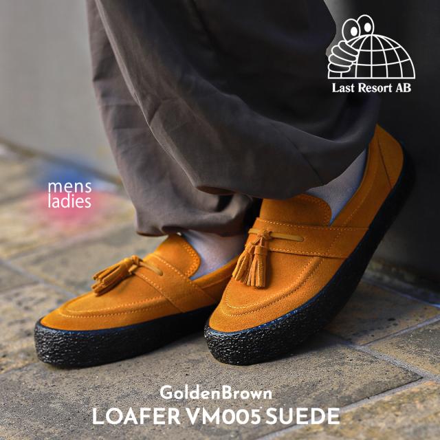 LAST RESORT AB ラストリゾート ローファー スニーカー LOAFER VM005 SUEDE GOLDENBROWN ( スケート SKATE 茶色 ベージュ スエード )の通販は