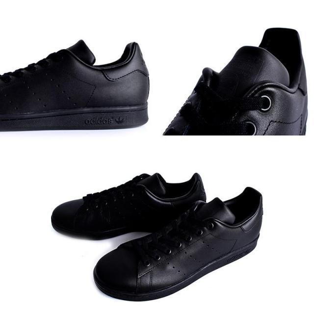 adidas STAN SMITH BLACK × BLACK アディダス スタンスミス スニーカー ( 黒 ブラック メンズ M20327 )