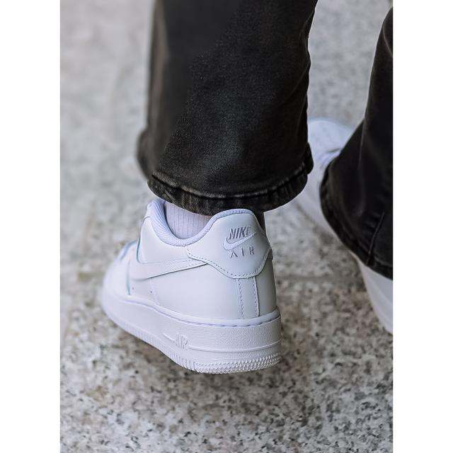 NIKE AIR FORCE 1 LE GS WHITE ナイキ エアフォース スニーカー ( 白