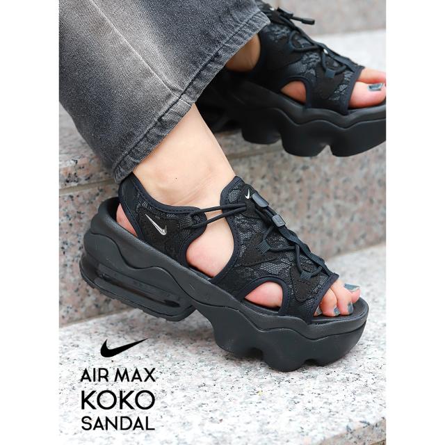 NIKE ナイキ ウィメンズ エアマックス ココ サンダル WMNS AIR MAX KOKO SANDAL BLACK/LLIC SILVER ( koko レディース IH6313-010 )