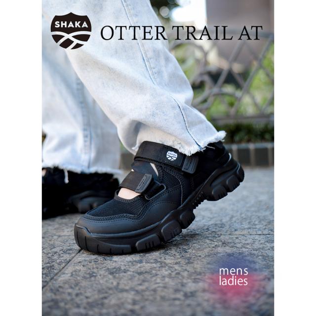 SHAKA シャカ オッター トレイル サンダル スニーカー OTTER TRAIL AT BLACK ( 黒 ブラック スニサン レディース ウィメンズ SK-217 )