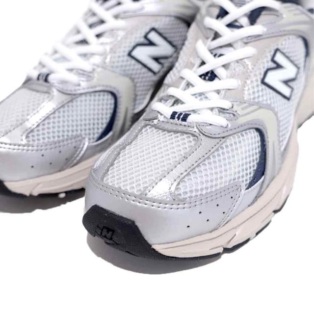 NEW BALANCE MR530KA METALLIC SILVER ニューバランス スニーカー ( 白 シルバー レディース ウィメンズ メンズ スエード メッシュ )_3