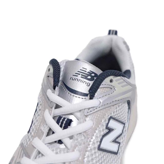 NEW BALANCE MR530KA METALLIC SILVER ニューバランス スニーカー ( 白 シルバー レディース ウィメンズ メンズ スエード メッシュ )_5