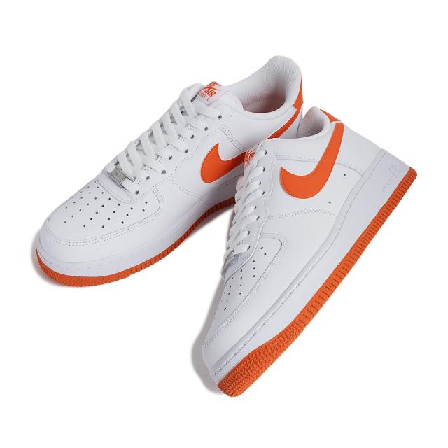 ナイキ レディース スニーカー Nike Air Force 1 '07 - Orange/White NIKE ナイキ エアフォース ロー スニーカー AIR FORCE 1 07 WHITE
