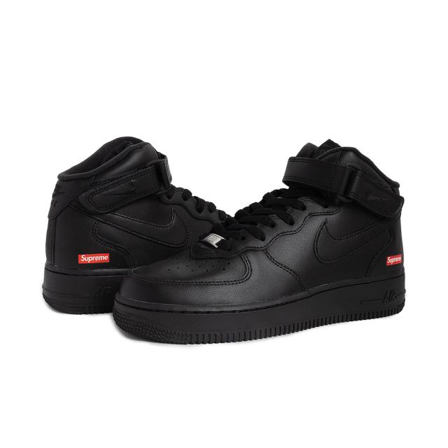 NIKE ナイキ エアフォース 1 ミッド シュプリーム スニーカー AIR FORCE 1 MID / SUPREME BLACK ( 黒 ブラック メンズ レディース FZ8784-001 )_7