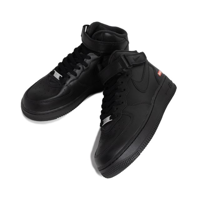 NIKE ナイキ エアフォース 1 ミッド シュプリーム スニーカー AIR FORCE 1 MID / SUPREME BLACK ( 黒 ブラック メンズ レディース FZ8784-001 )_8