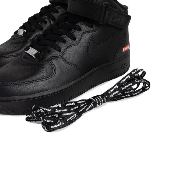 NIKE ナイキ エアフォース 1 ミッド シュプリーム スニーカー AIR FORCE 1 MID / SUPREME BLACK ( 黒 ブラック メンズ レディース FZ8784-001 )_9