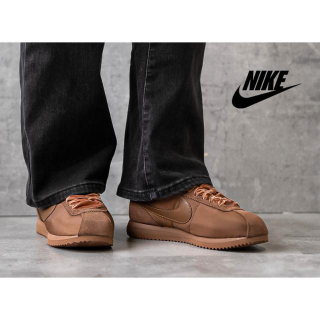NIKE ナイキ ウィメンズ コルテッツ スニーカー W CORTEZ FAUNA BROWN ( ブラウン レディース レトロ クラシック メンズ ベルベットシューレース IM6034-200 )