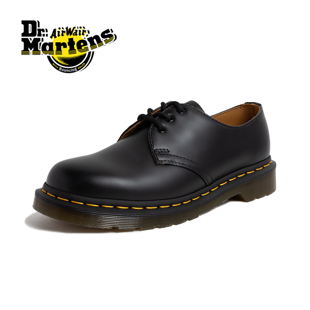 DR.MARTENS ドクターマーチン 3アイ ギブソン レザー シューズ 1461 3EYE GIBSON SHOE MONO BLACK SMOOTH ( ブーツ 黒 ブラック 10085001 )