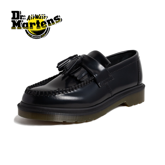 Dr.Martens ドクターマーチン アドリアン レザー ローファー シューズ ADRIAN BLACK ( 厚底 黒 タッセル ブラック レディース ウィメンズ 14573001 )