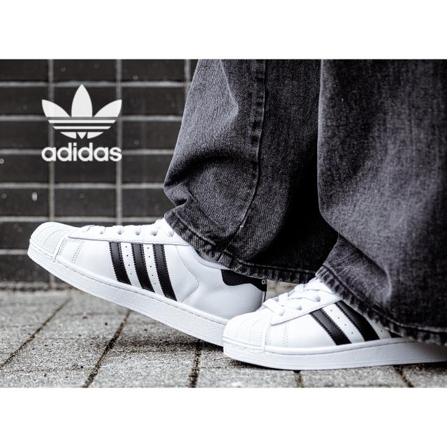 adidas アディダス スーパースター 2 J スニーカー Superstar 2 J WHITE/BLACK ( ホワイト 白 ローテク メンズ レディース ウィメンズ JH9976 )