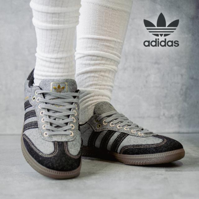 adidas アディダス SAMBA サンバ スニーカー OG GRAY/GUM ( デニム DENIM グレー 灰色 レディース ウィメンズ ガムソール KJ8859 )