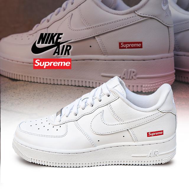 NIKE AIR FORCE 1 LOW / SUPREME WHITE × RED ナイキ エア